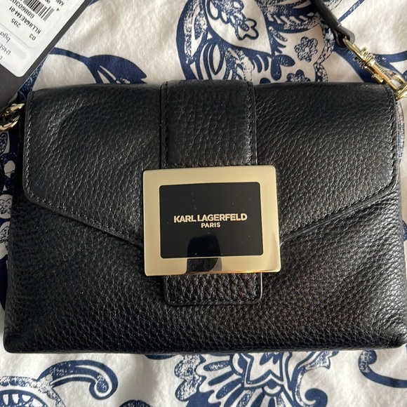 Brand new never been used Karl Lagerfeld small cross body leather handbag - Picture 2 of 5